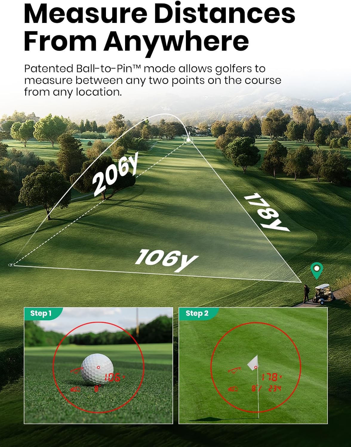 Mileseey Golf Gene Pro G1 Rangefinder