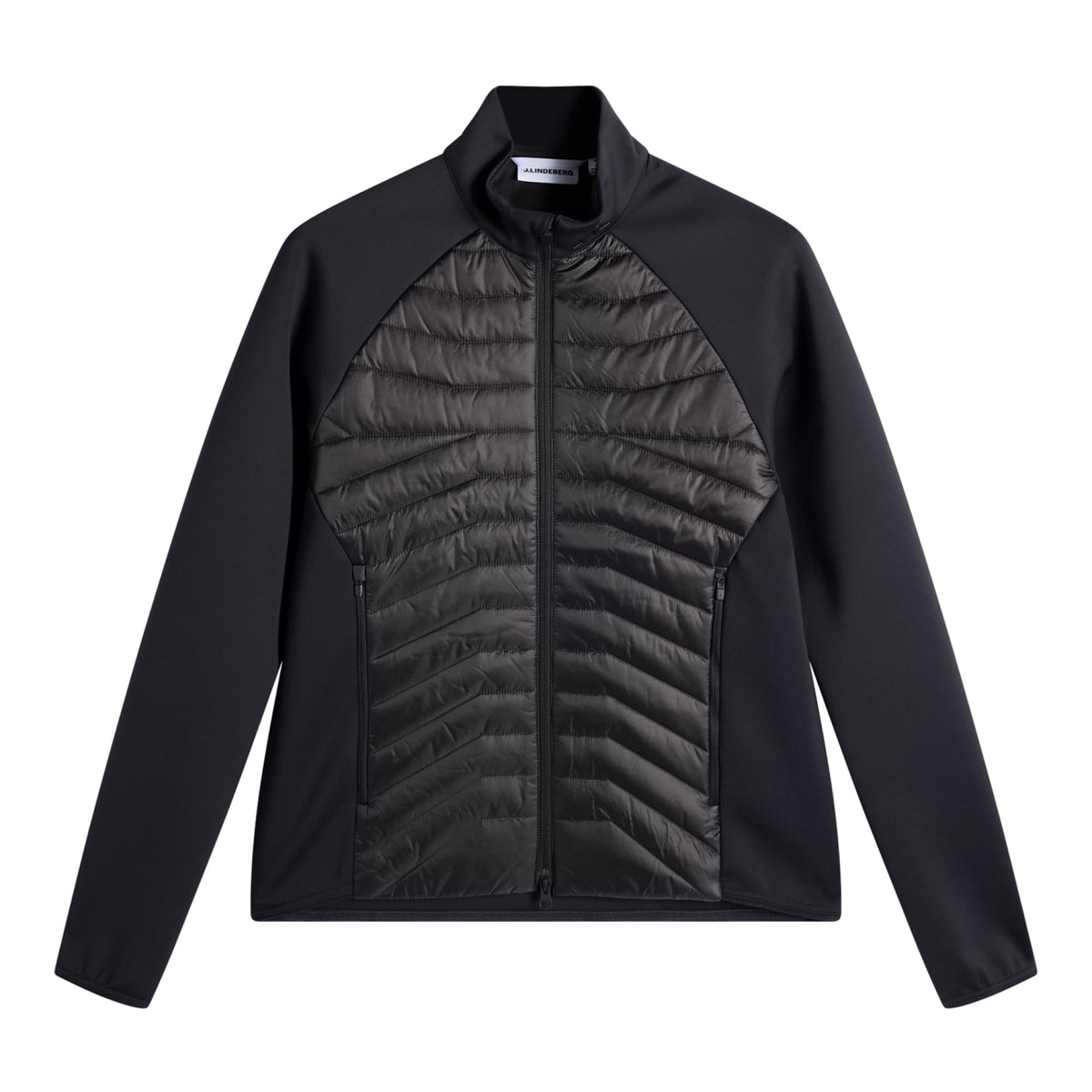 J Lindeberg Heyden Quilt Hybrid Jacket - Black