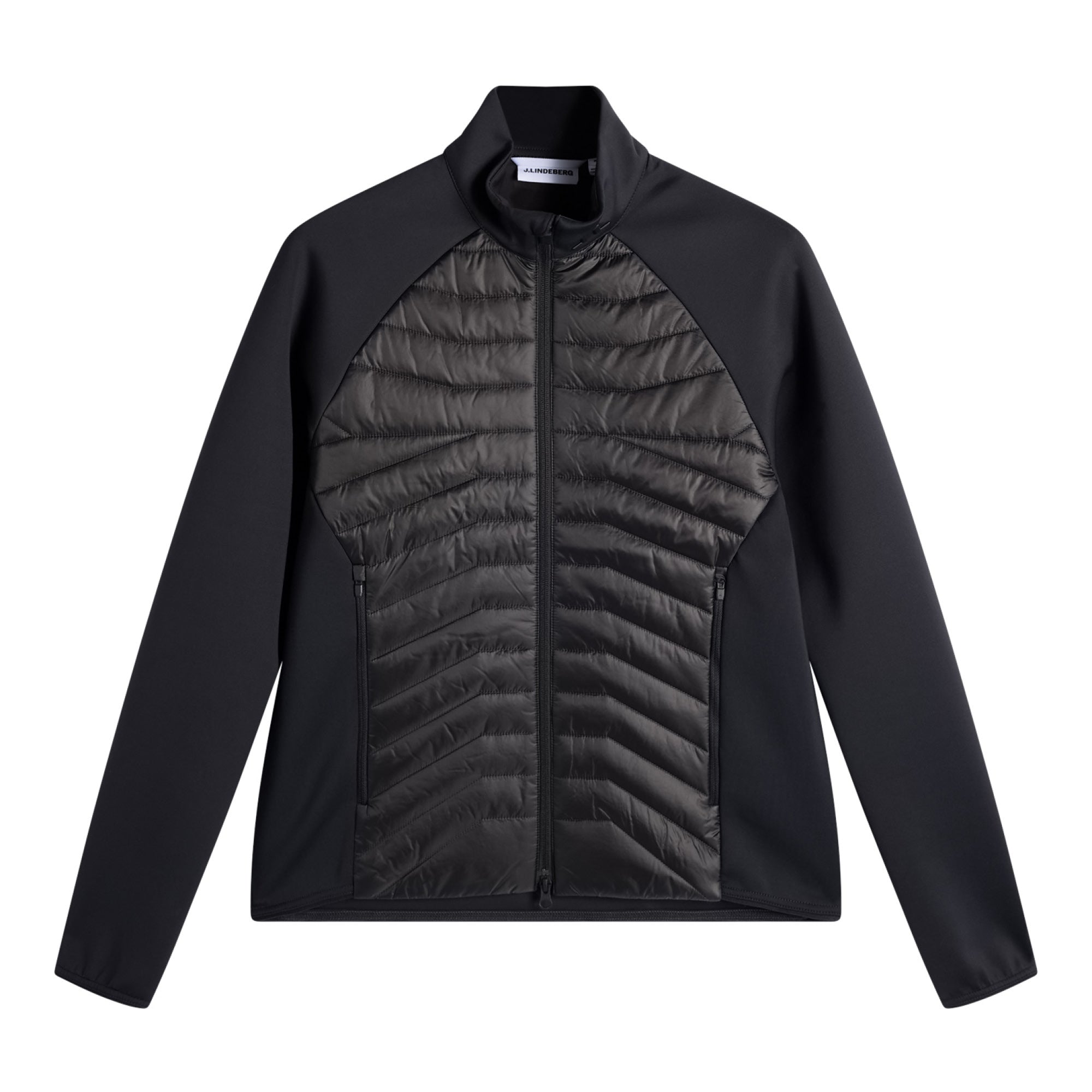J Lindeberg Heyden Quilt Hybrid Jacket - Black