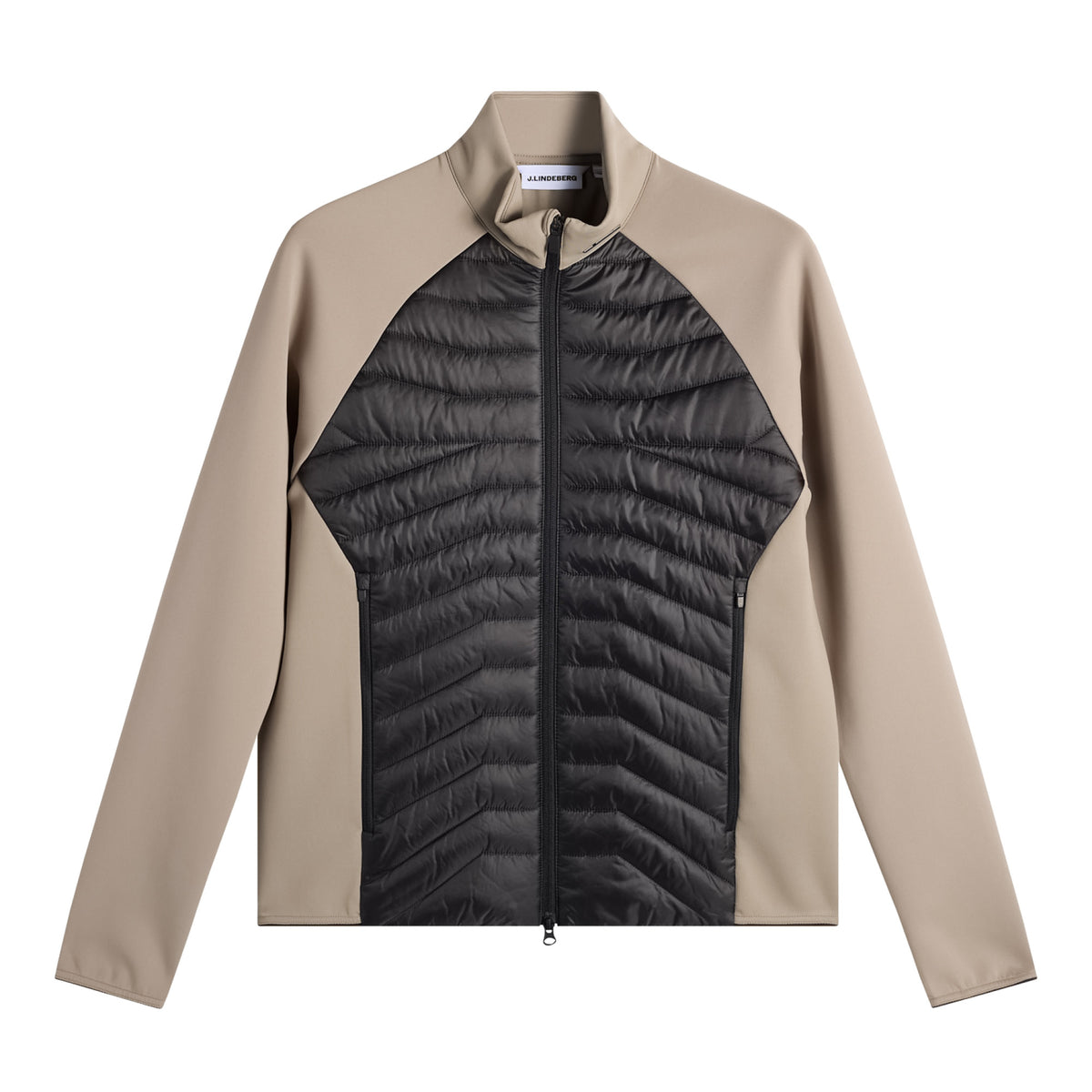 J Lindeberg Heyden Quilt Hybrid Jacket - Brindle