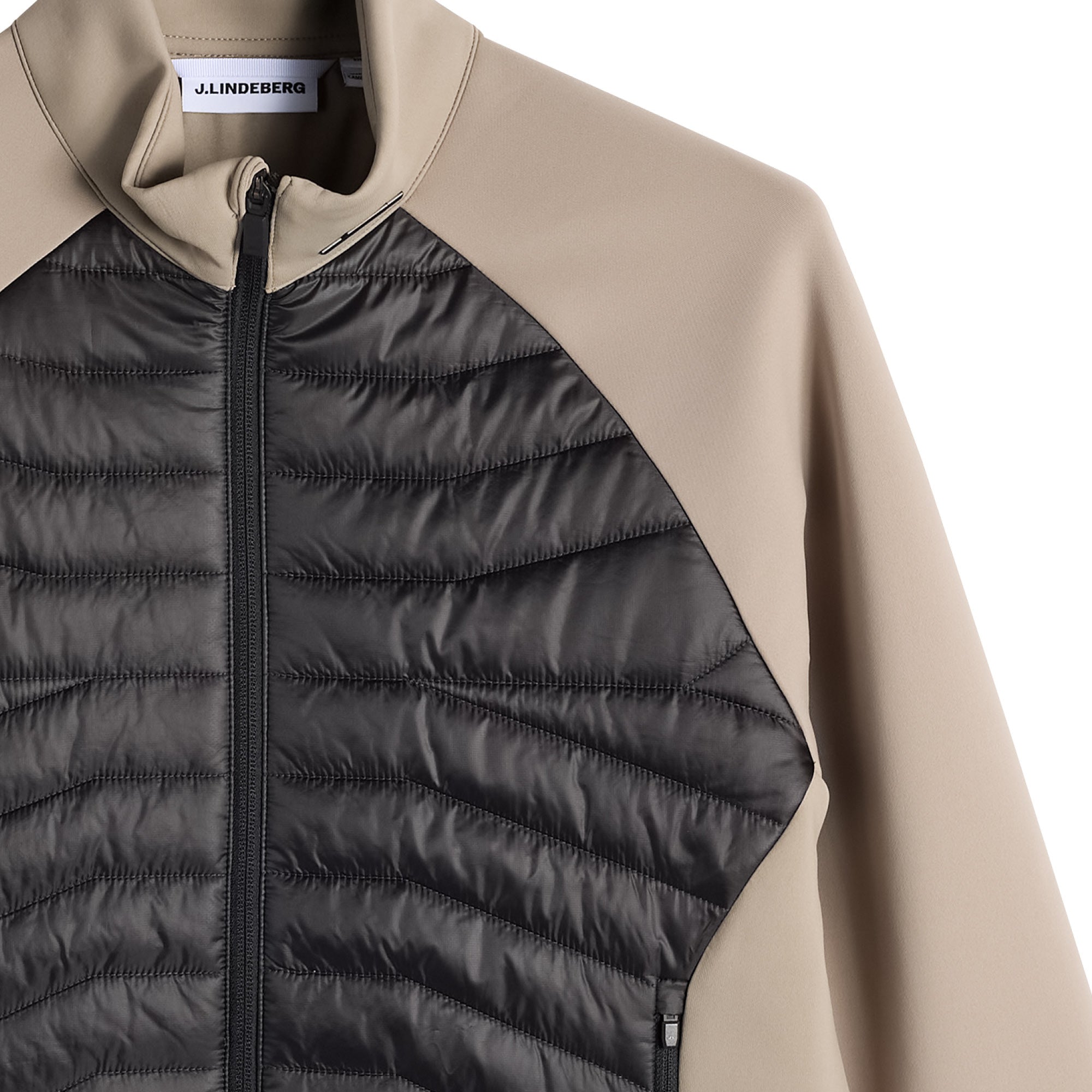 J Lindeberg Heyden Quilt Hybrid Jacket - Brindle