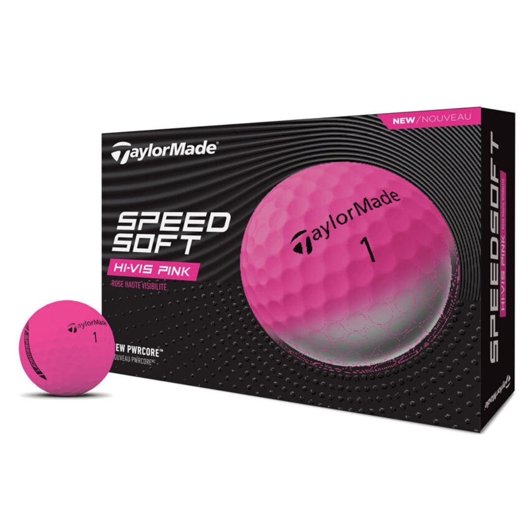 TaylorMade SpeedSoft Pink Golf Balls