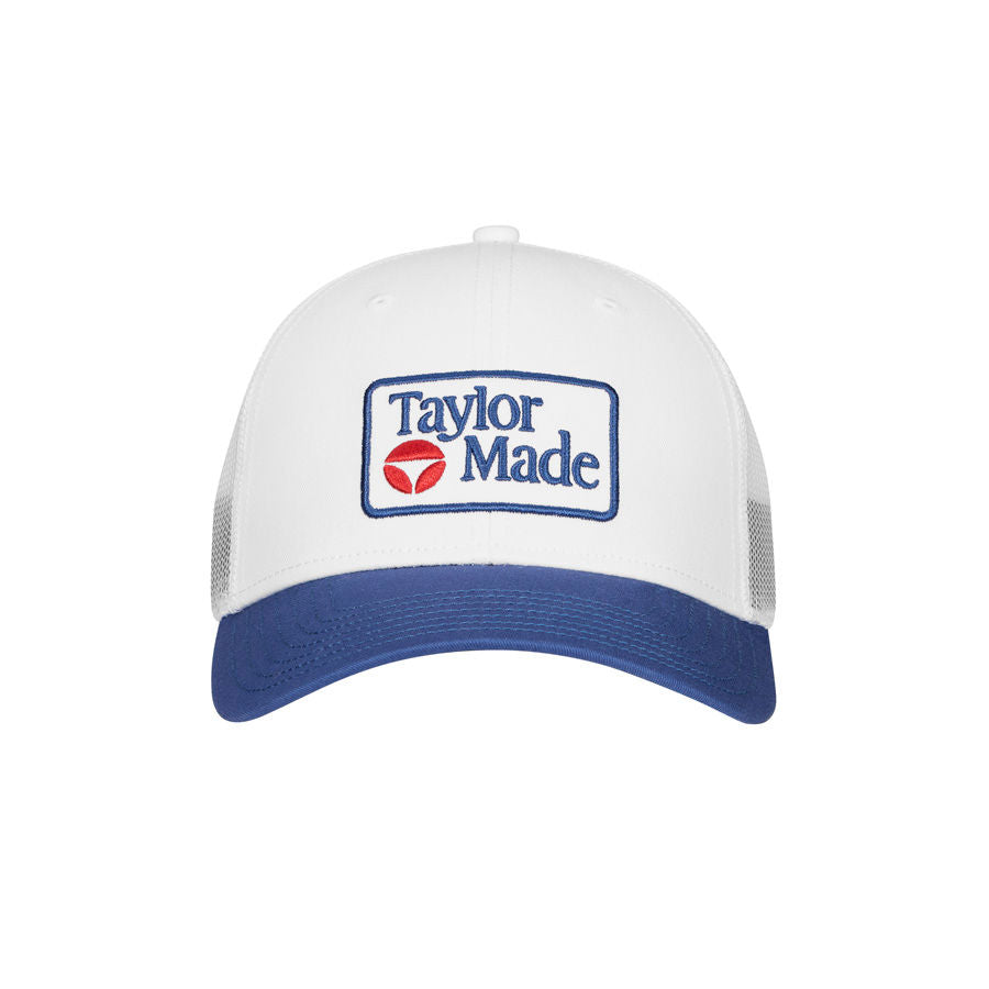 TaylorMade Radar Legacy Trucker Hat - White & Blue