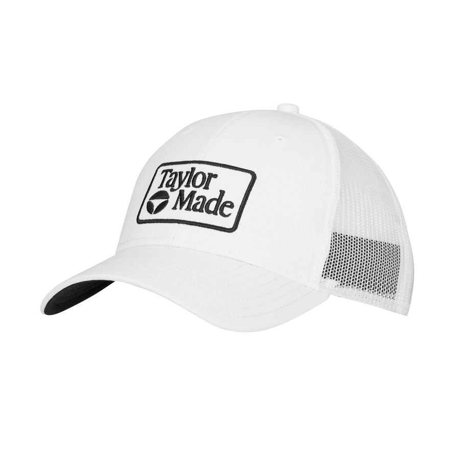 TaylorMade Radar Legacy Trucker Hat - White & Black