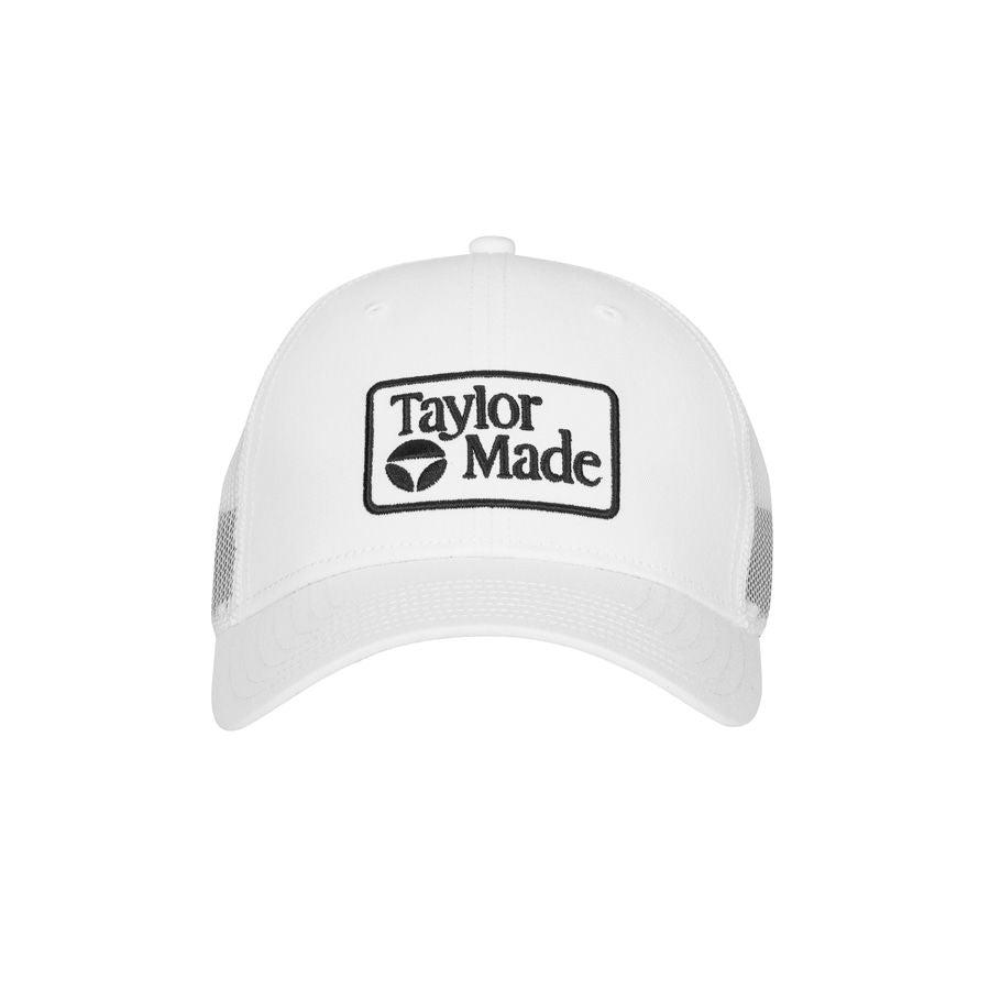 TaylorMade Radar Legacy Trucker Hat - White & Black