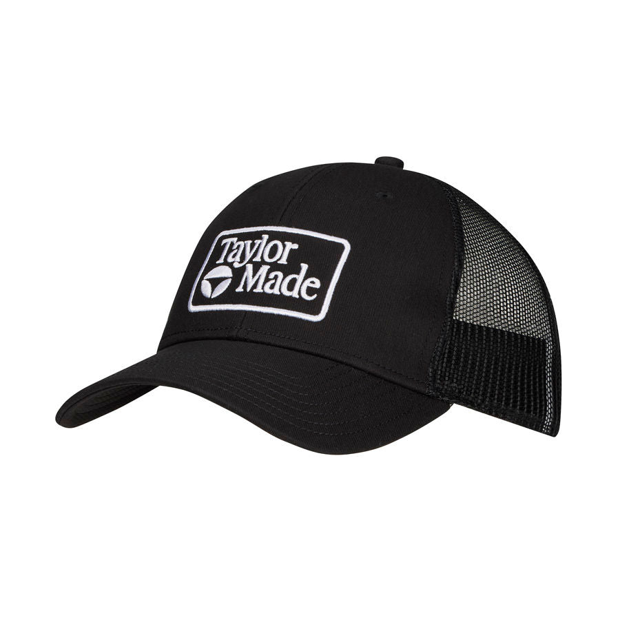 TaylorMade Radar Legacy Trucker Hat - Black & White