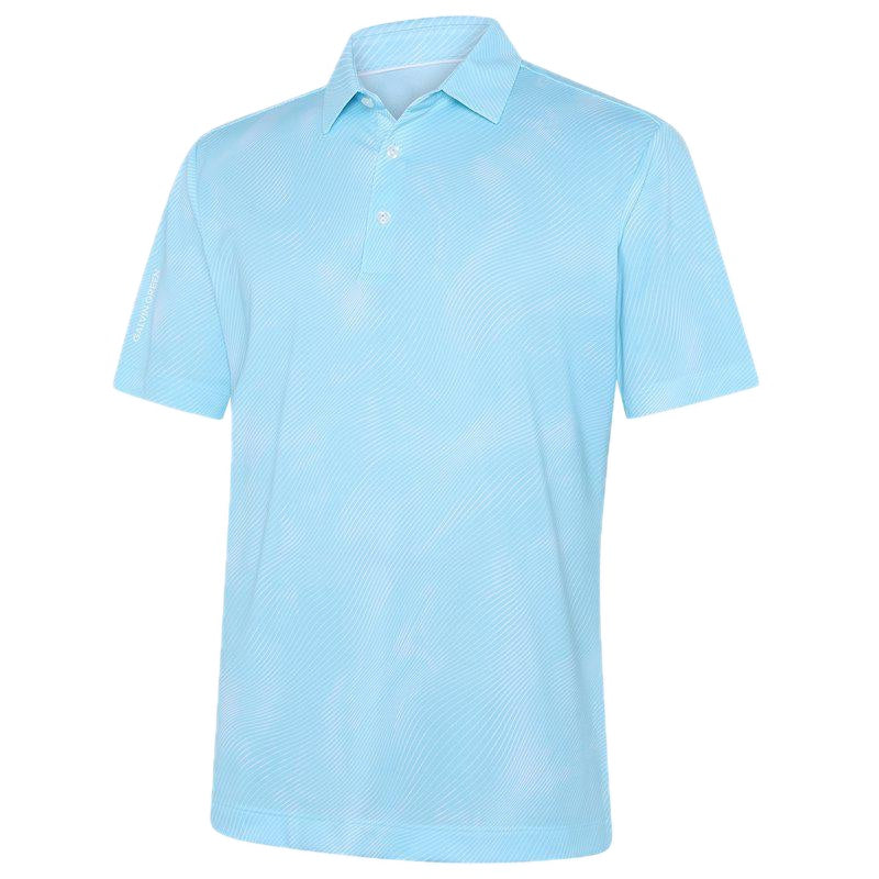 Galvin Green Maguire Polo Shirt - Crystal Blue