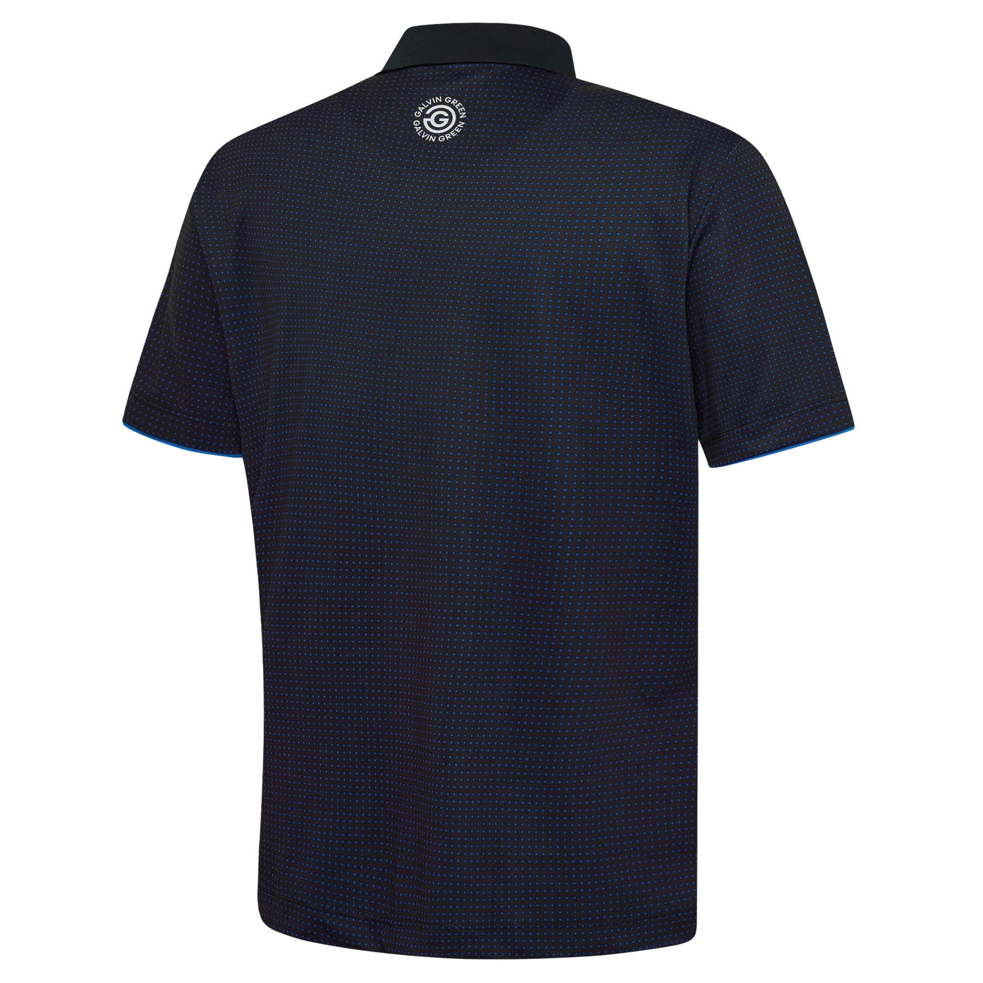 Galvin Green Medley Golf Polo Shirt - Black/Royal Blue