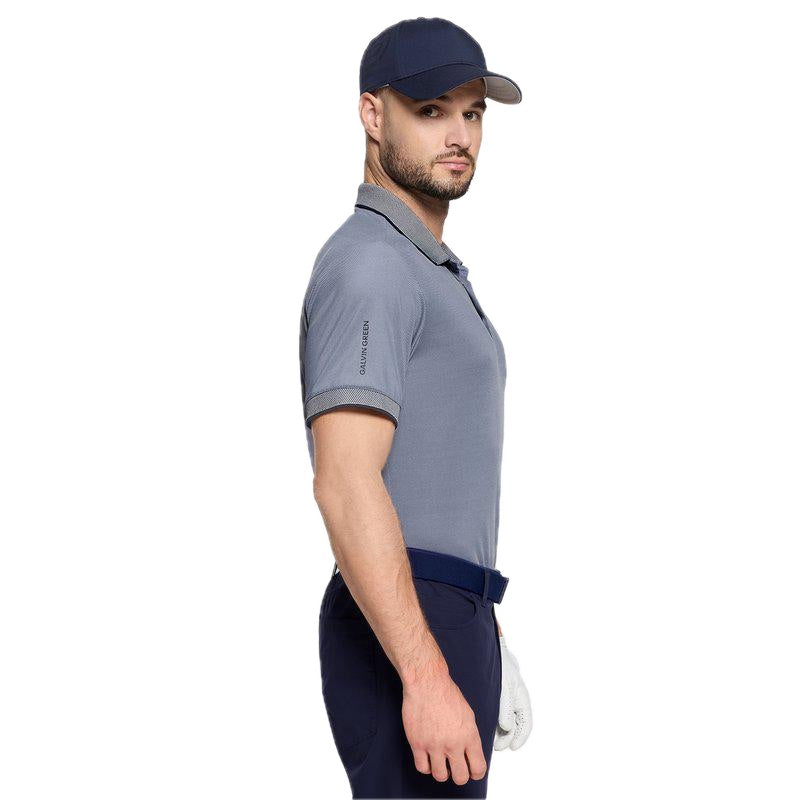 Galvin Green Moon Polo Shirt - Midnight Blue & Navy