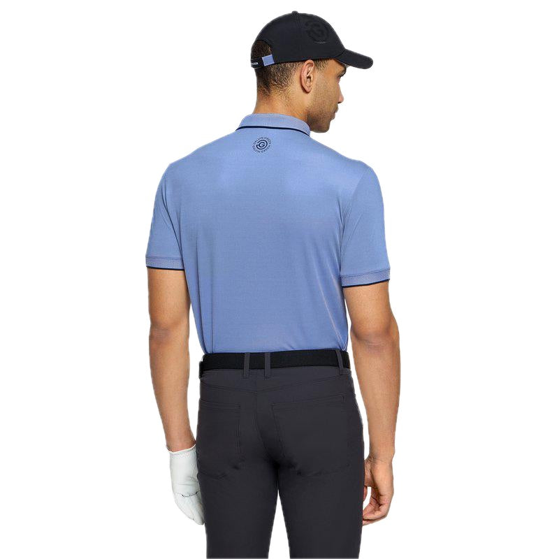 Galvin Green Moon Polo Shirt - Royal Blue & Black