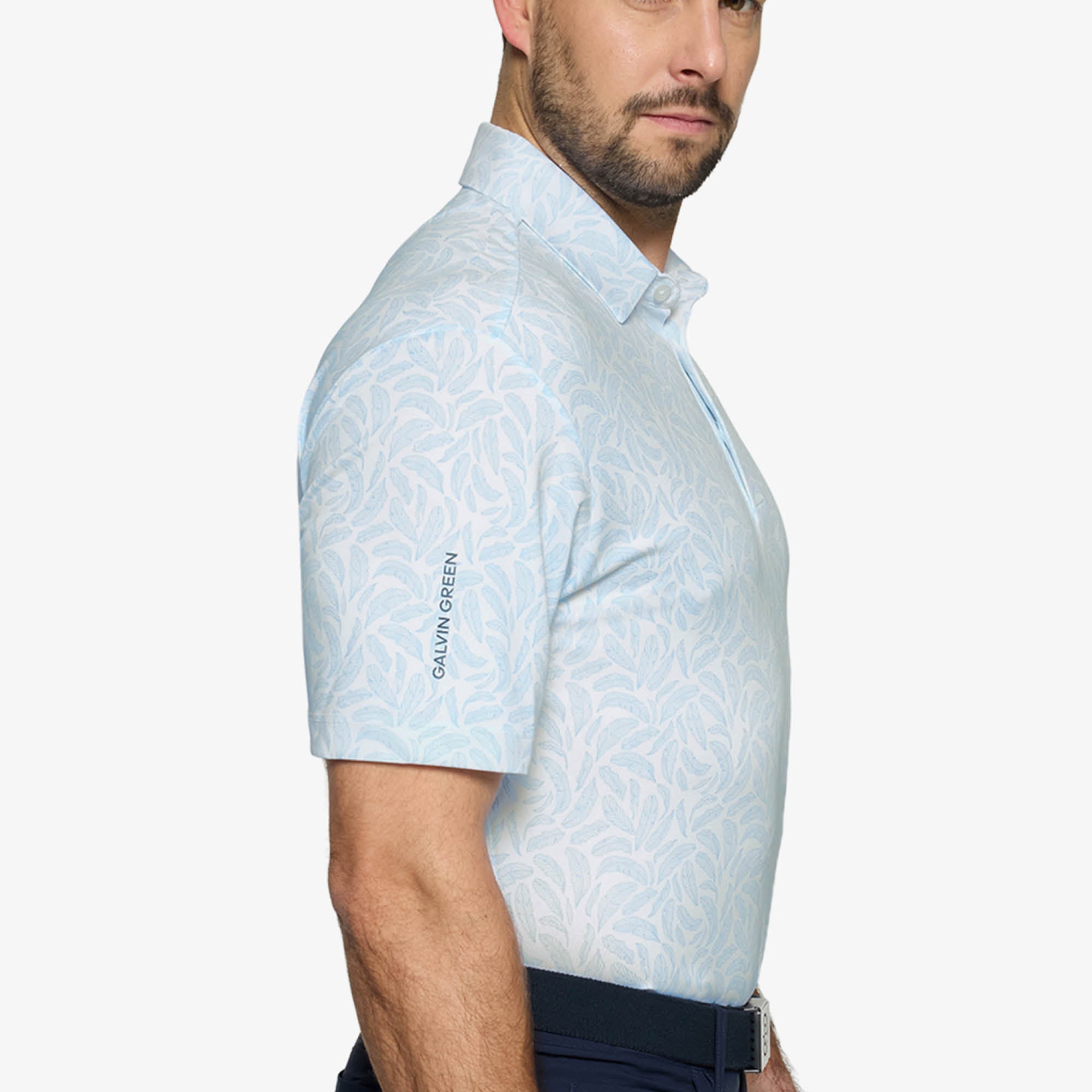 Galvin Green Muir Golf Polo Shirt - Crystal Blue