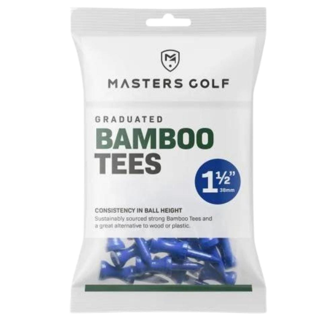 Masters Golf Bamboo Castle Golf Tees - Blue