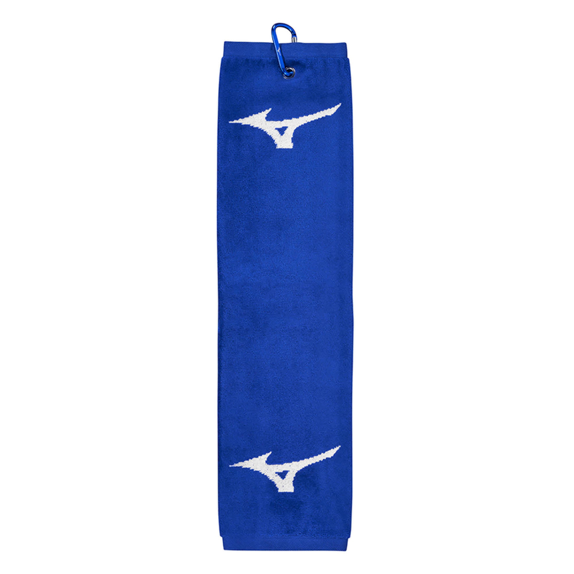 Mizuno RB Tri Fold Golf Towel - Blue & White
