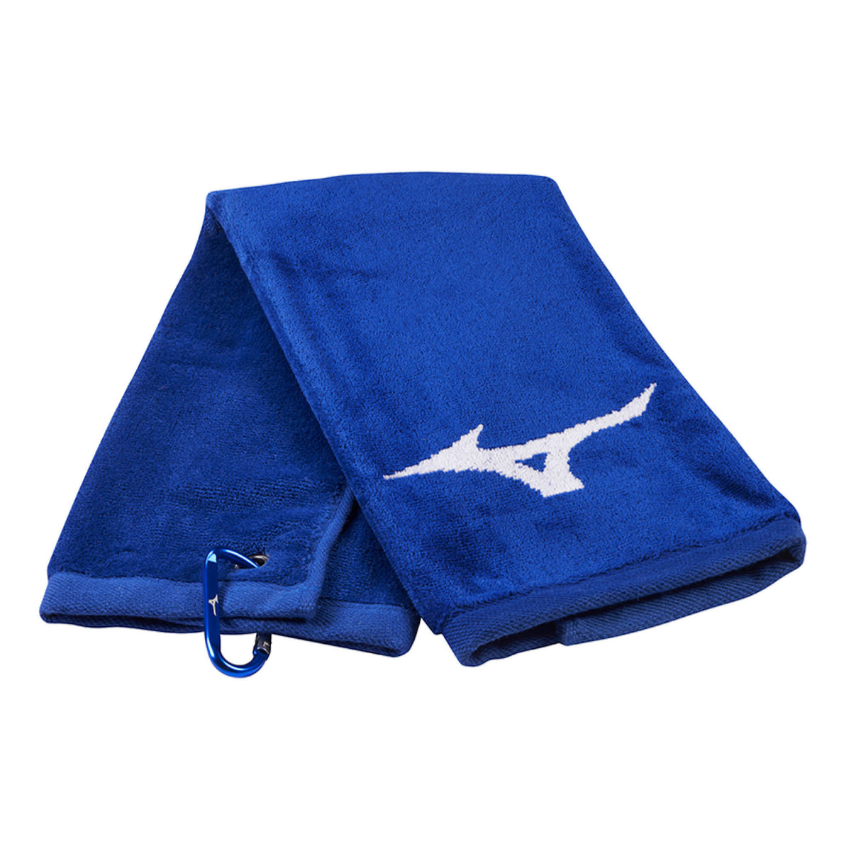 Mizuno RB Tri Fold Golf Towel - Blue & White