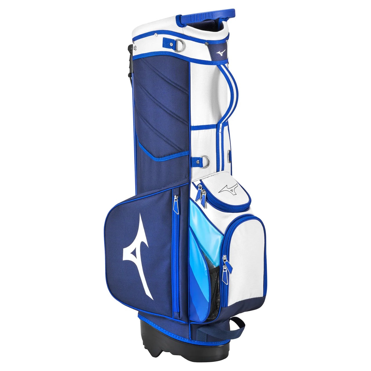 Mizuno Tour Staff Golf Stand Bag - White & Blue