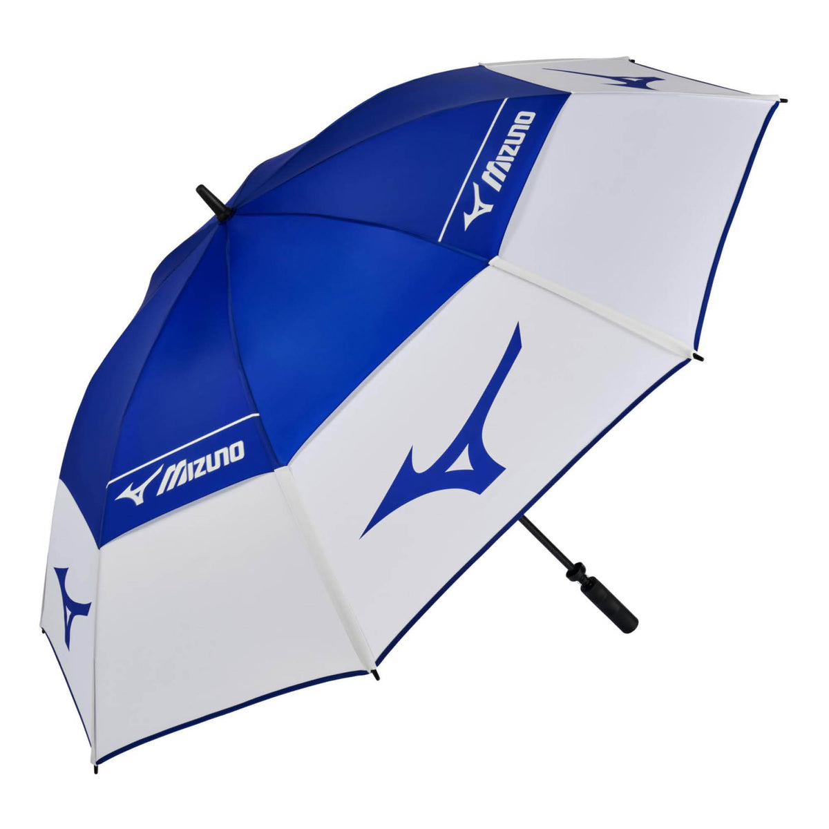 Mizuno Tour Twin Canopy Golf Umbrella - Blue & White