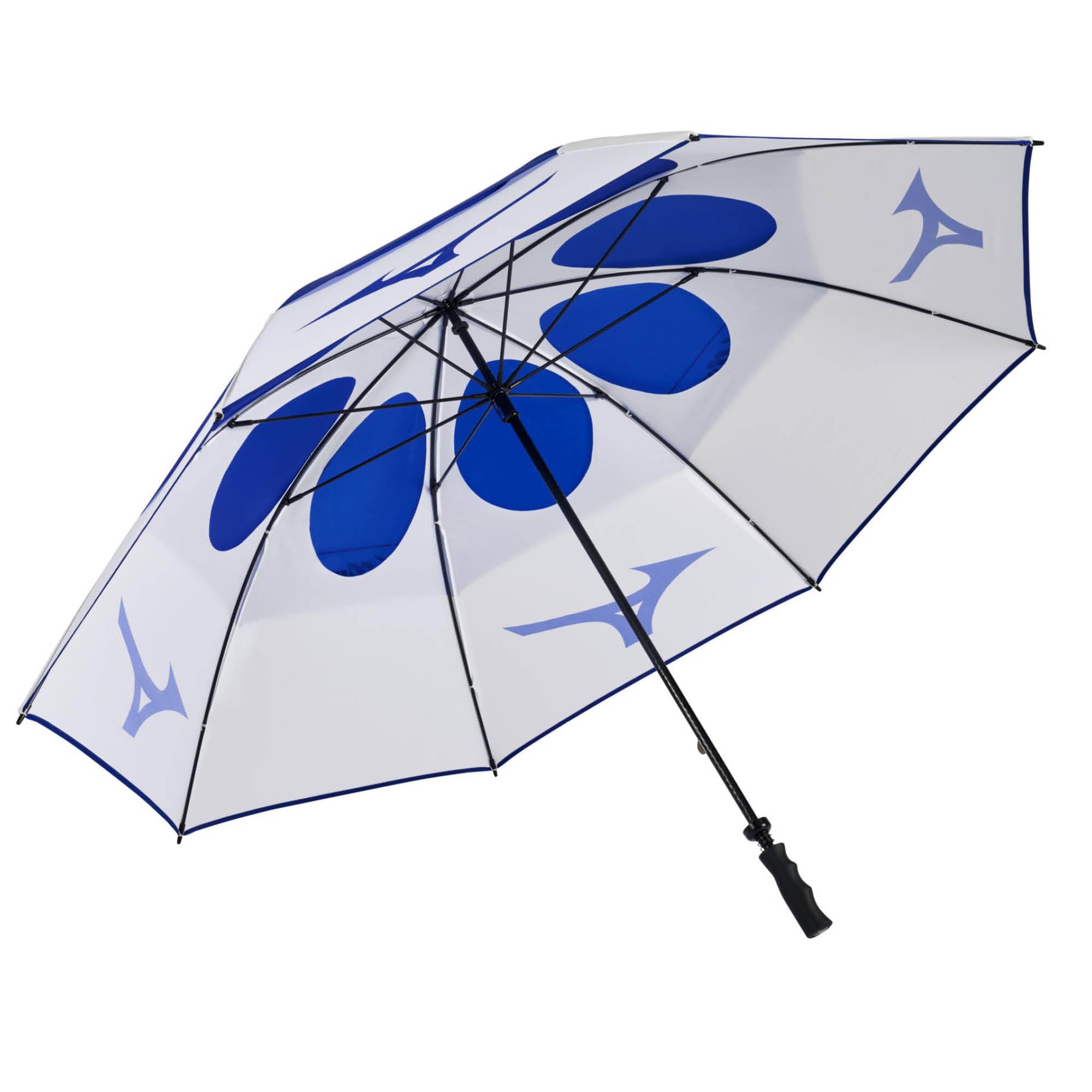 Mizuno Tour Twin Canopy Golf Umbrella - Blue & White