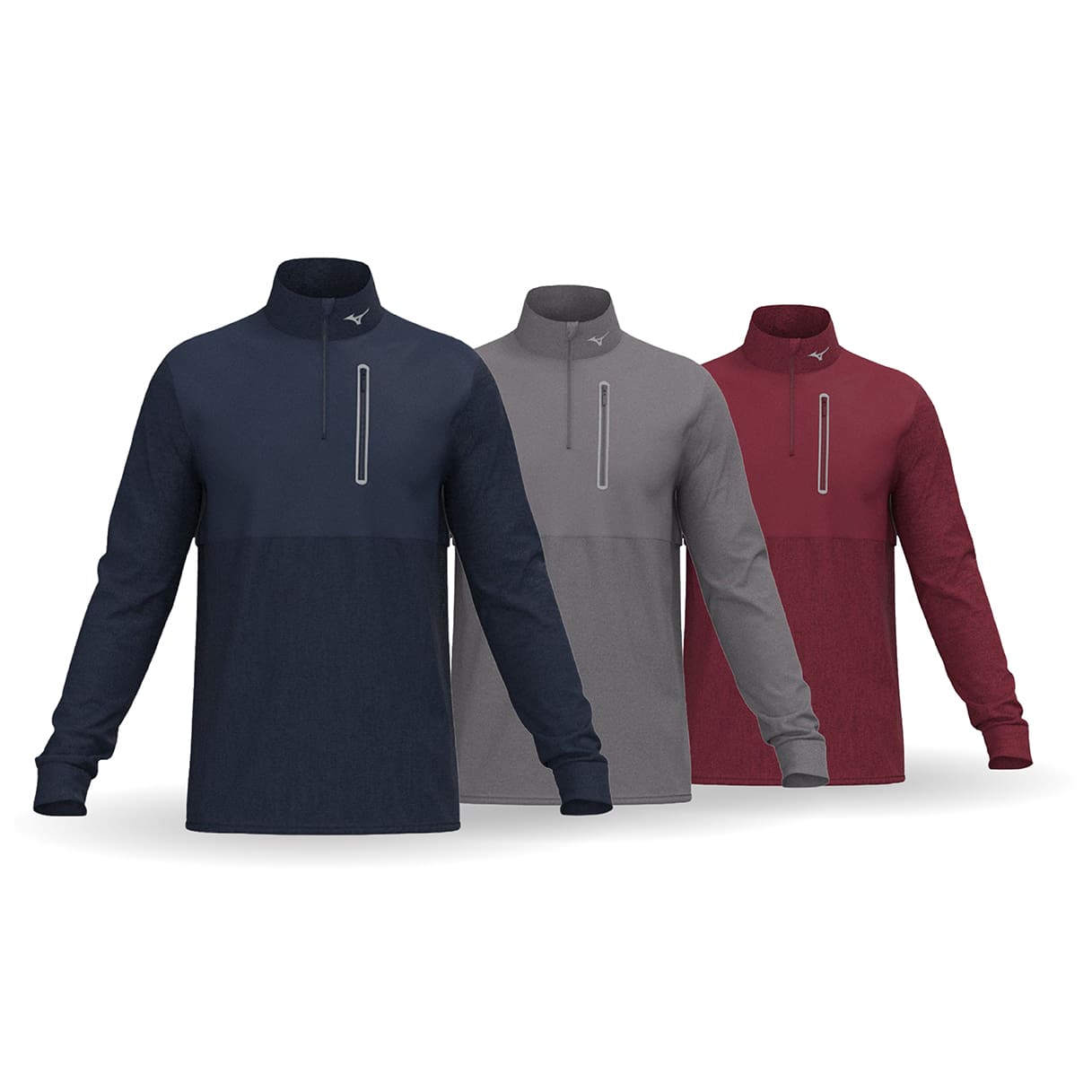 Mizuno Melange Reflect 1/4 Zip Pullover