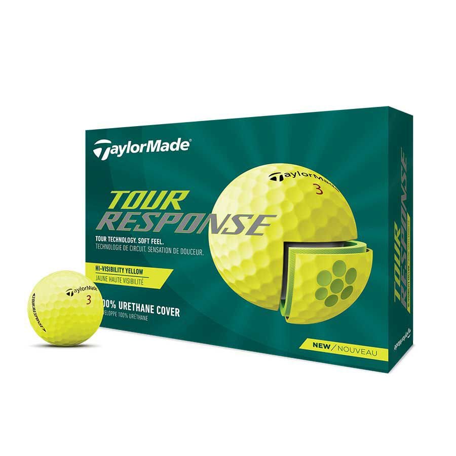 Taylormade Tour Response Golf Balls (Yellow)
