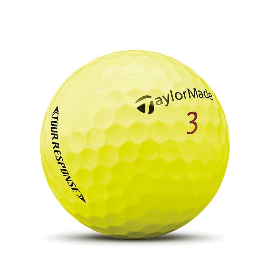 Taylormade Tour Response Golf Balls (Yellow)