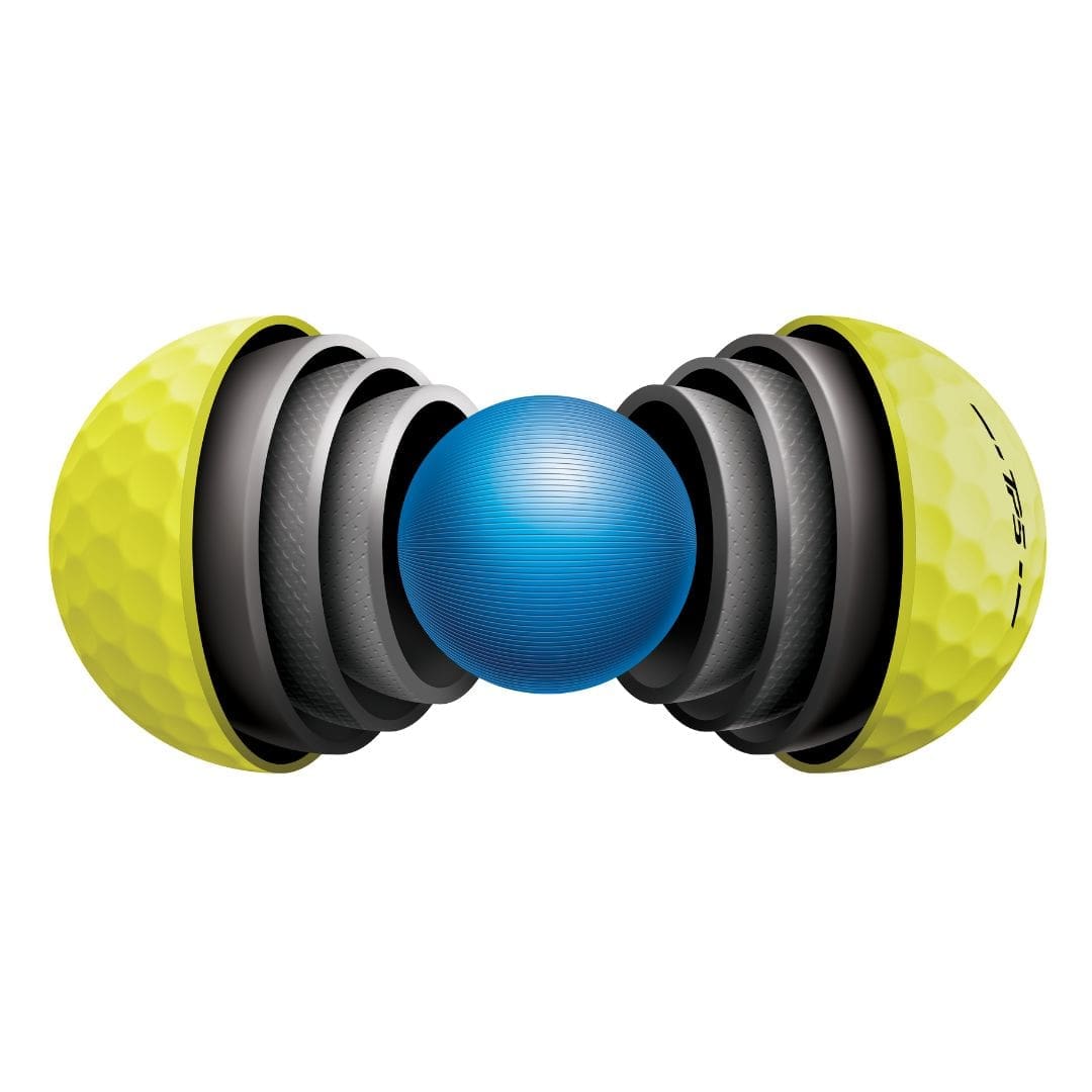 Taylormade 2024 TP5 Golf Balls (Yellow)