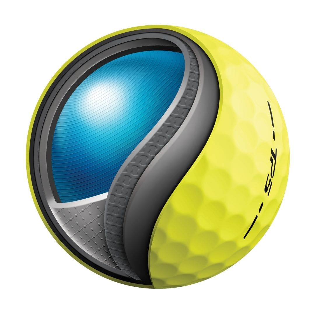Taylormade 2024 TP5 Golf Balls (Yellow)