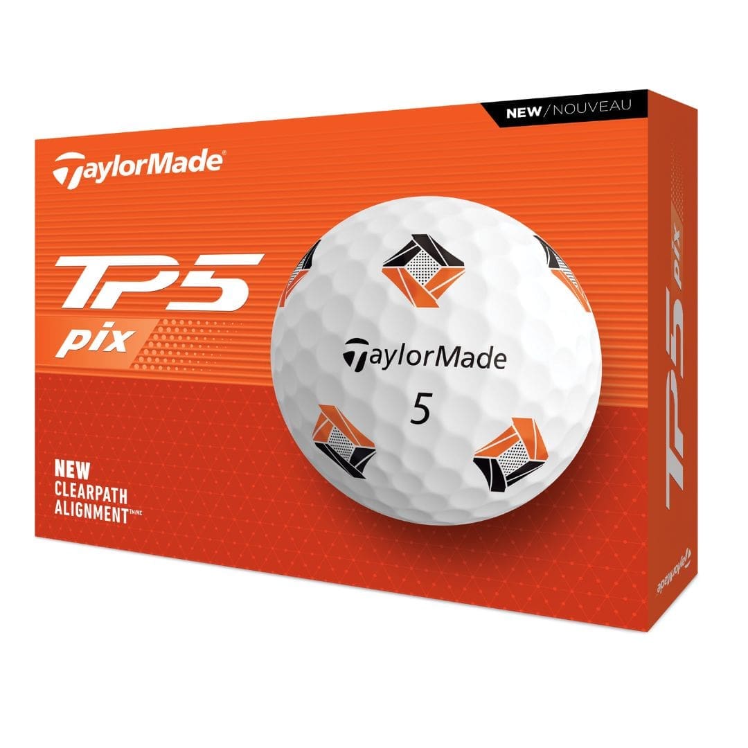 Taylormade 2024 TP5 Pix 3.0 Golf Balls (White)