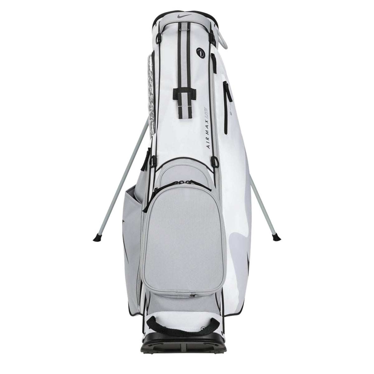 Nike Air Max Lite Golf Stand Bag - White, Wolf Grey & Black