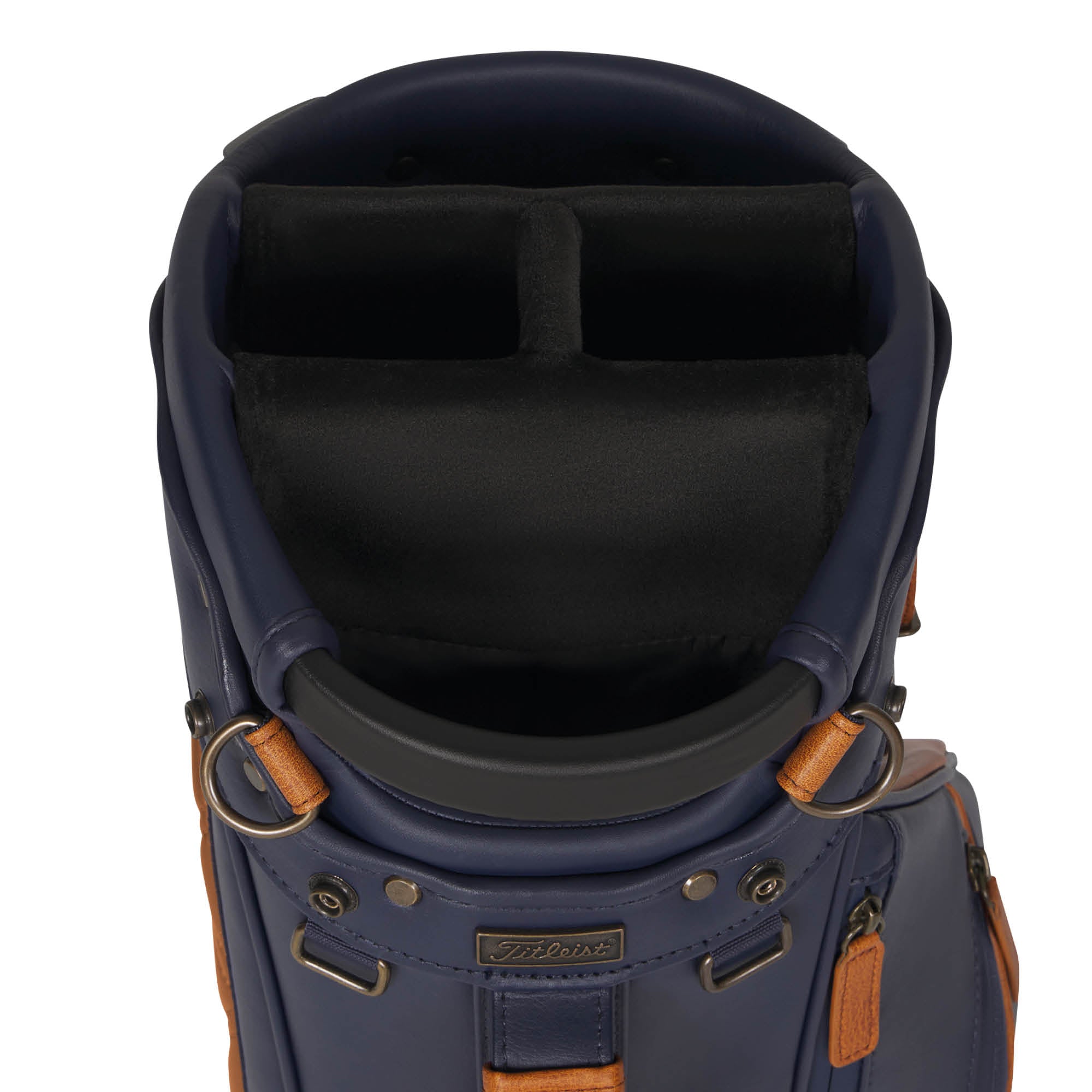 Titleist Links Legend Members Nautical Links Collection Golf Stand Bag - Navy, Palomino & Antique Brass