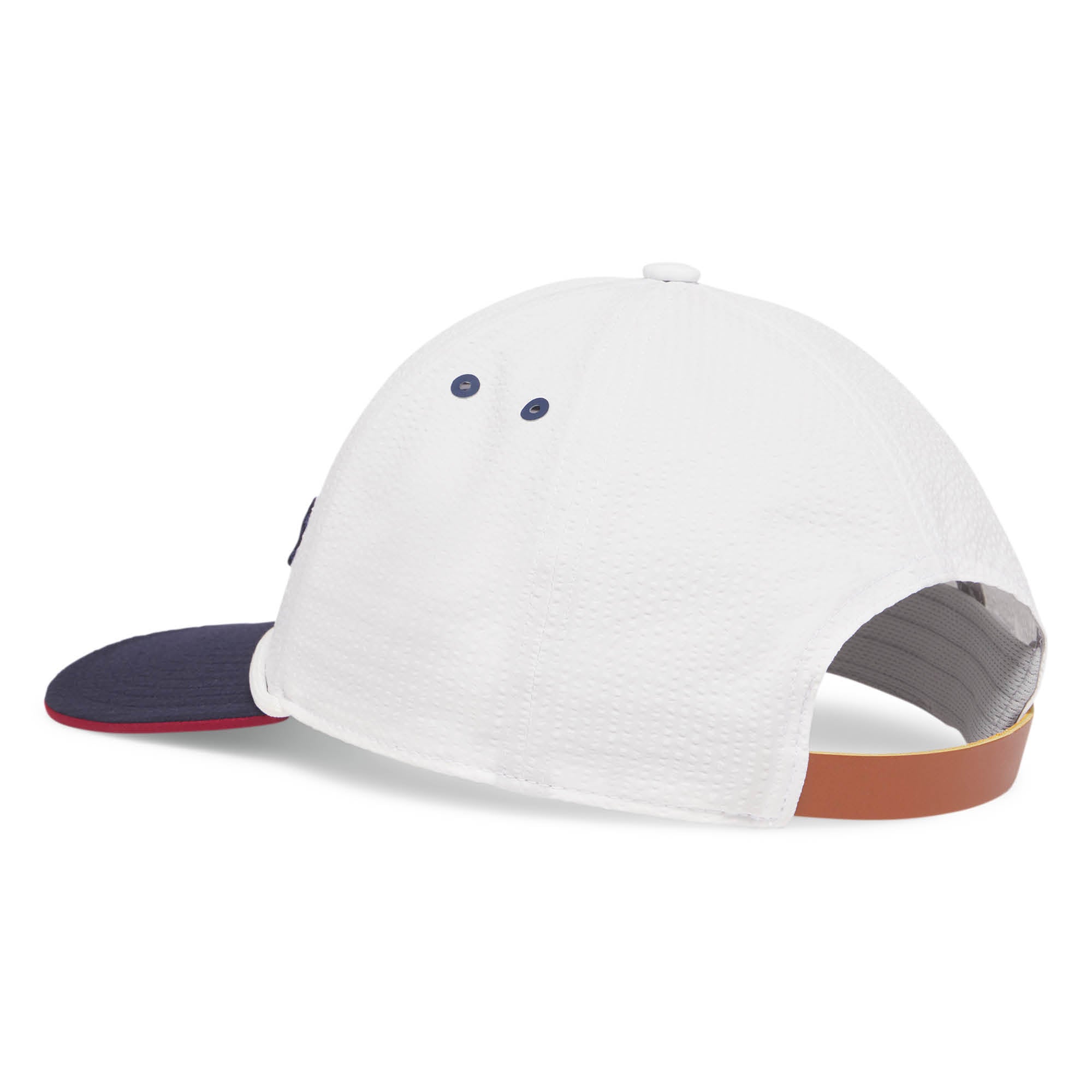 Titleist Players Seersucker Nautical Links Collection Golf Cap - White & Navy