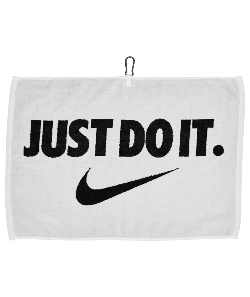 Nike Performance 2.0 Golf Towel - White & Black