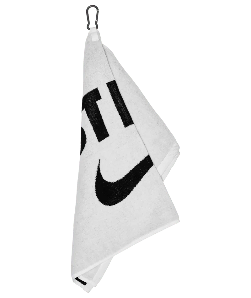 Nike Performance 2.0 Golf Towel - White & Black