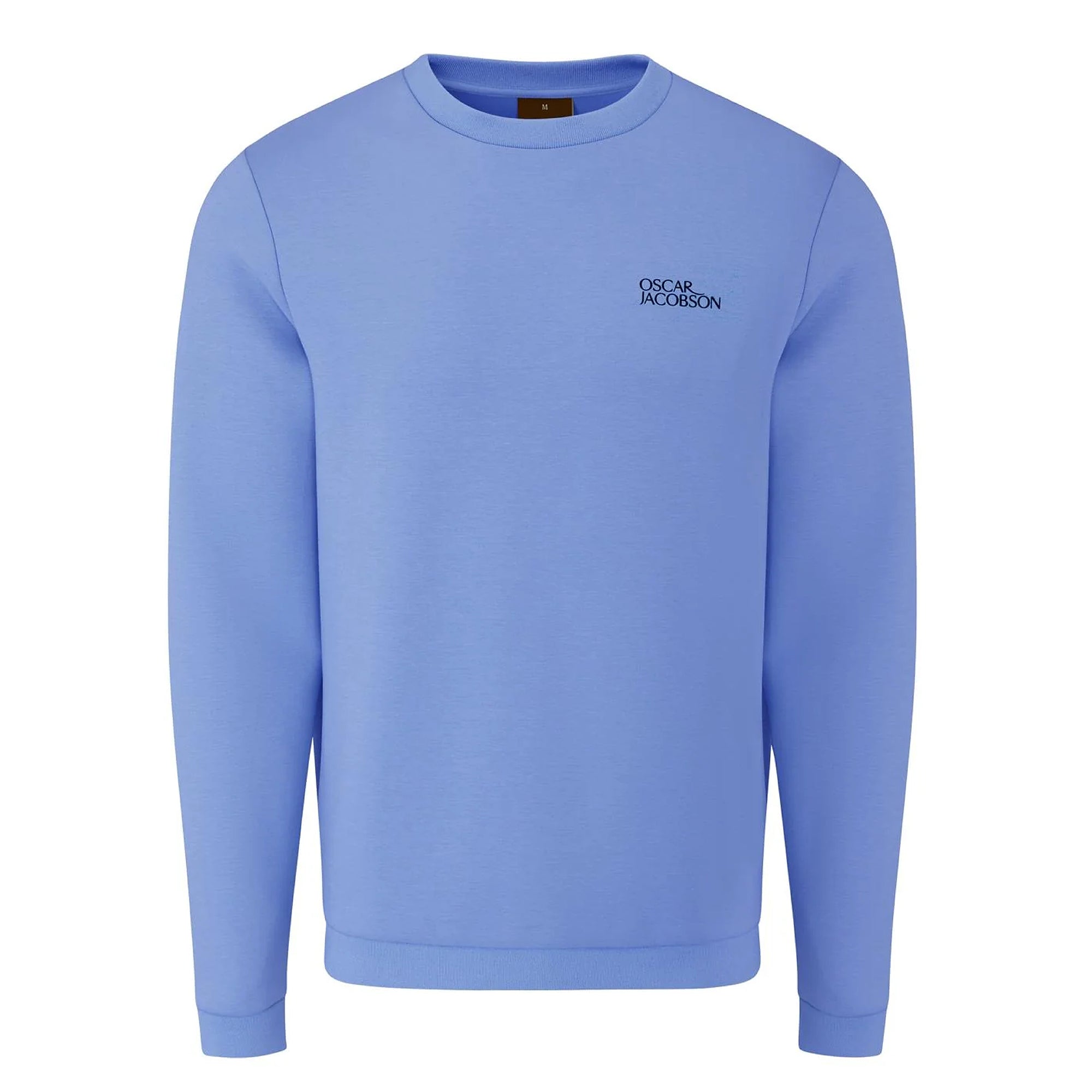 Oscar Jacobson Johnstone Tour Crew Neck Golf Sweater - Dodger Blue