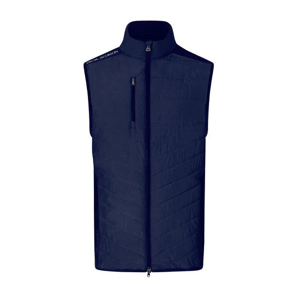 Oscar Jacobson Baynes Padded Gilet - Navy