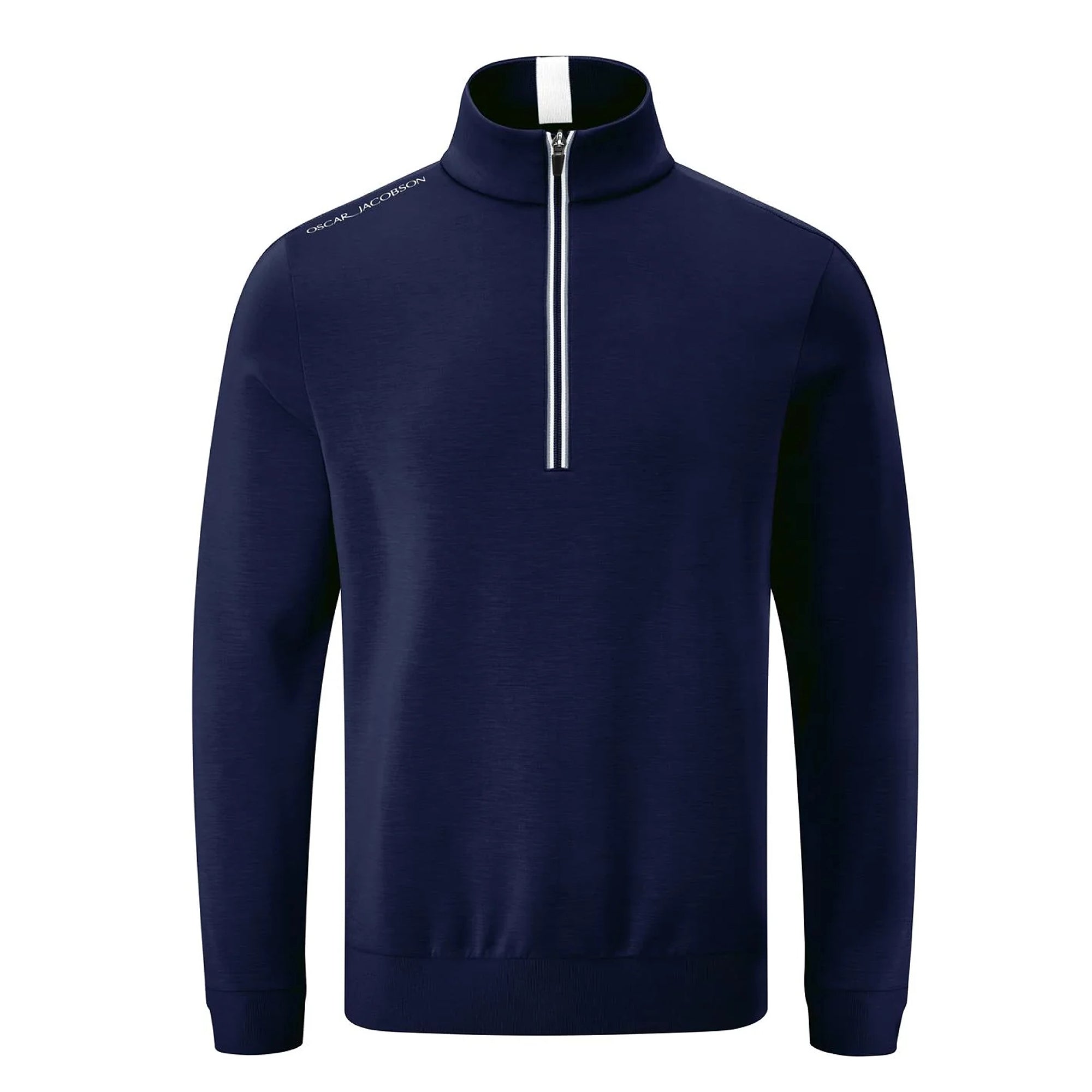 Oscar Jacobson Drew 1/4 Zip Golf Pullover - Navy