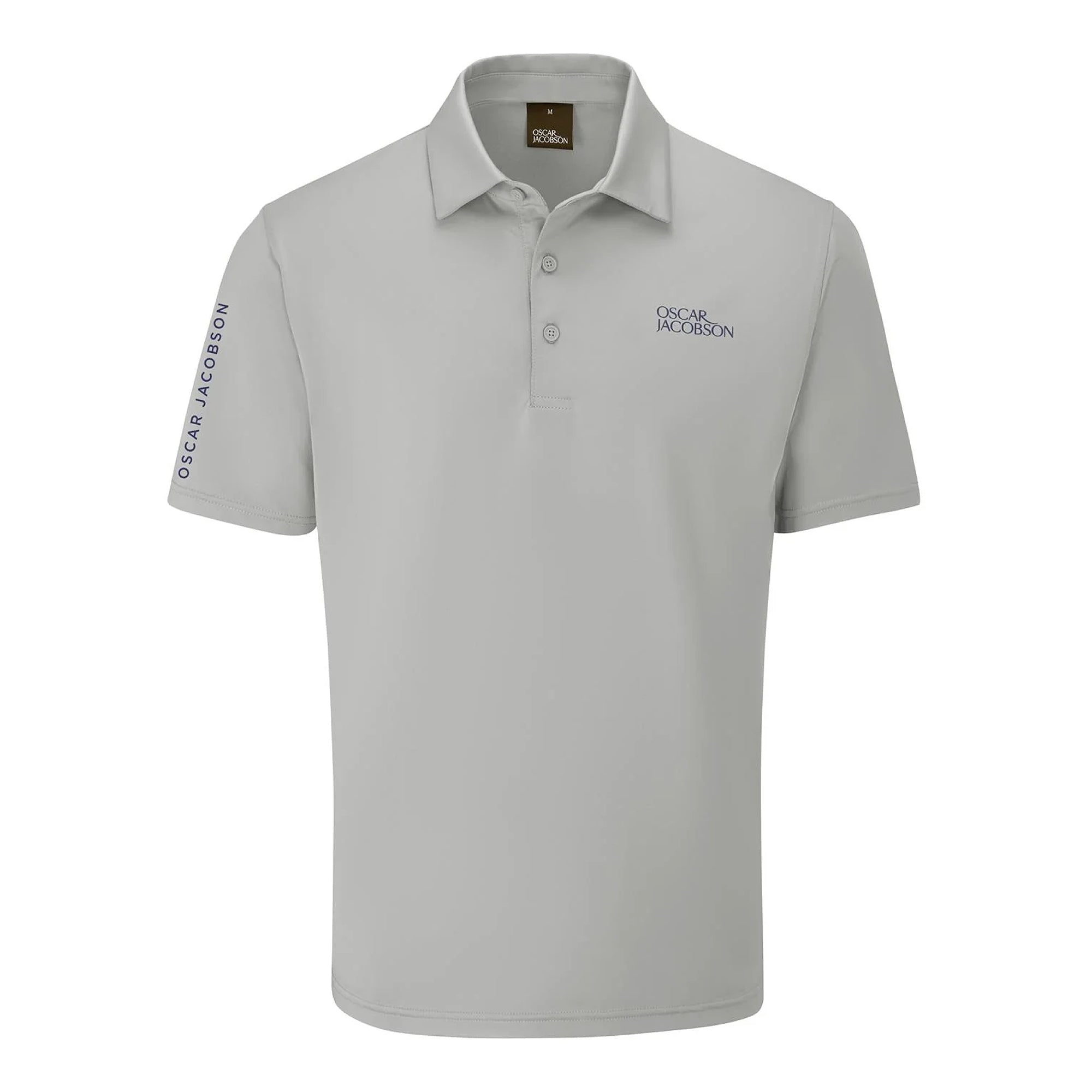 Oscar Jacobson Bullock Tour Golf Polo Shirt - Aluminium