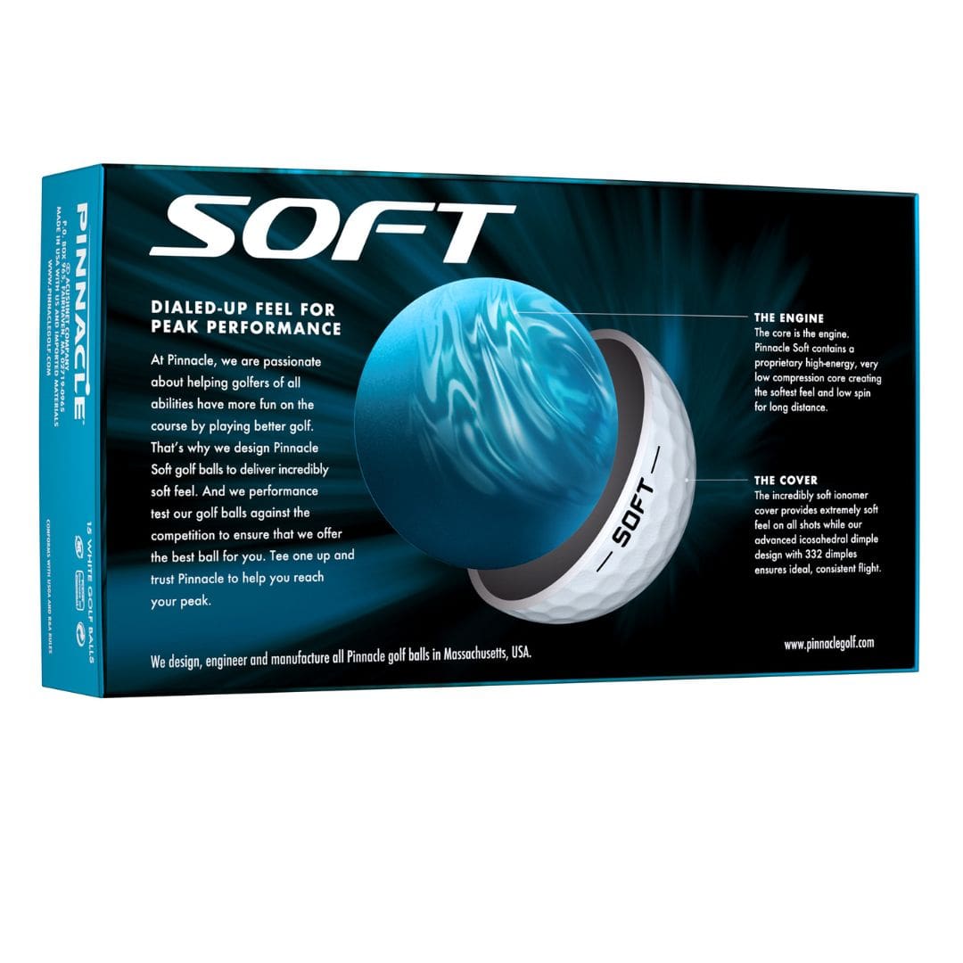 Pinnacle Soft Golf Balls (White) 15 Pack