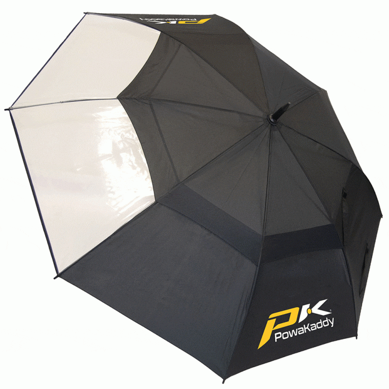 Powakaddy Automatic Clearview Double Canopy Umbrella