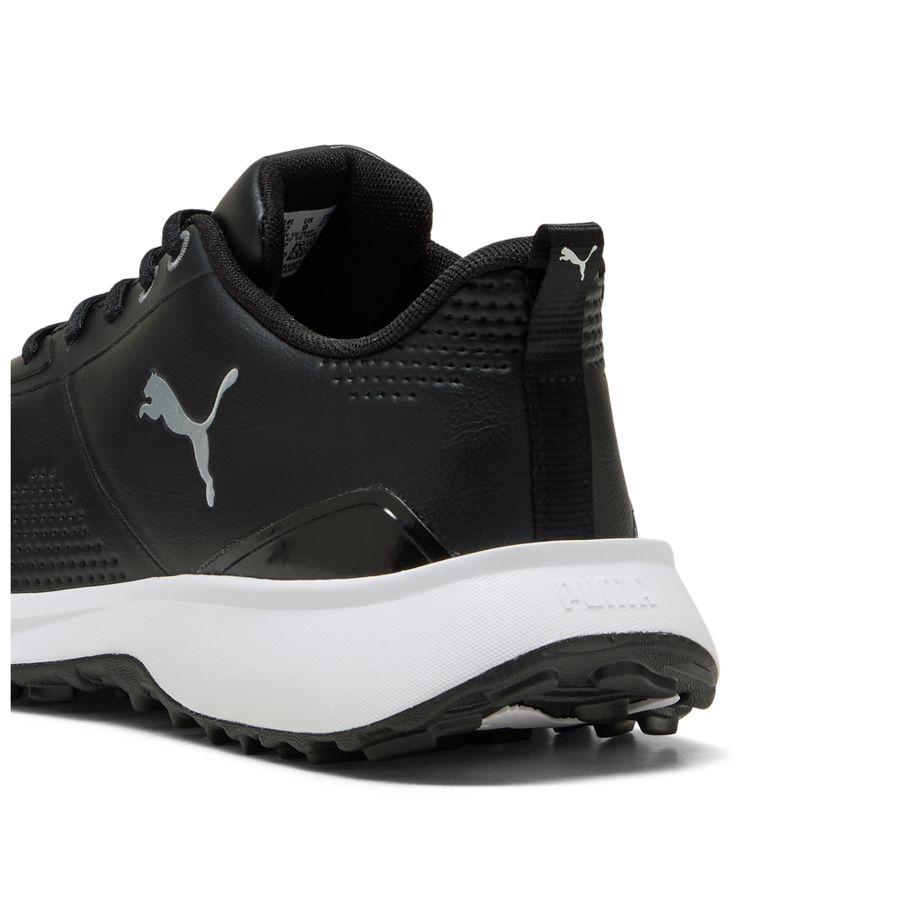 Puma Fusion Grip 6 Evo Spikeless Golf Shoes - Puma Black & Puma Silver