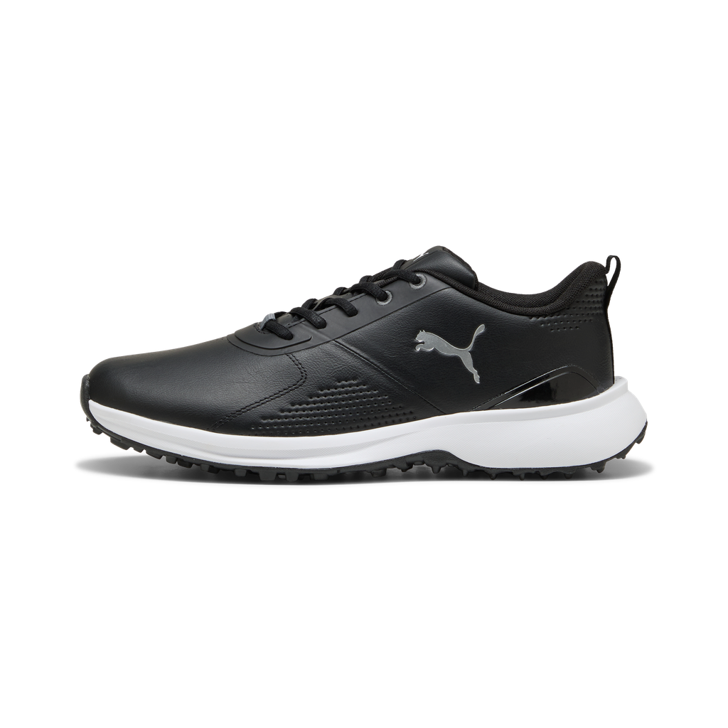 Puma Fusion Grip 6 Evo Spikeless Golf Shoes - Puma Black & Puma Silver