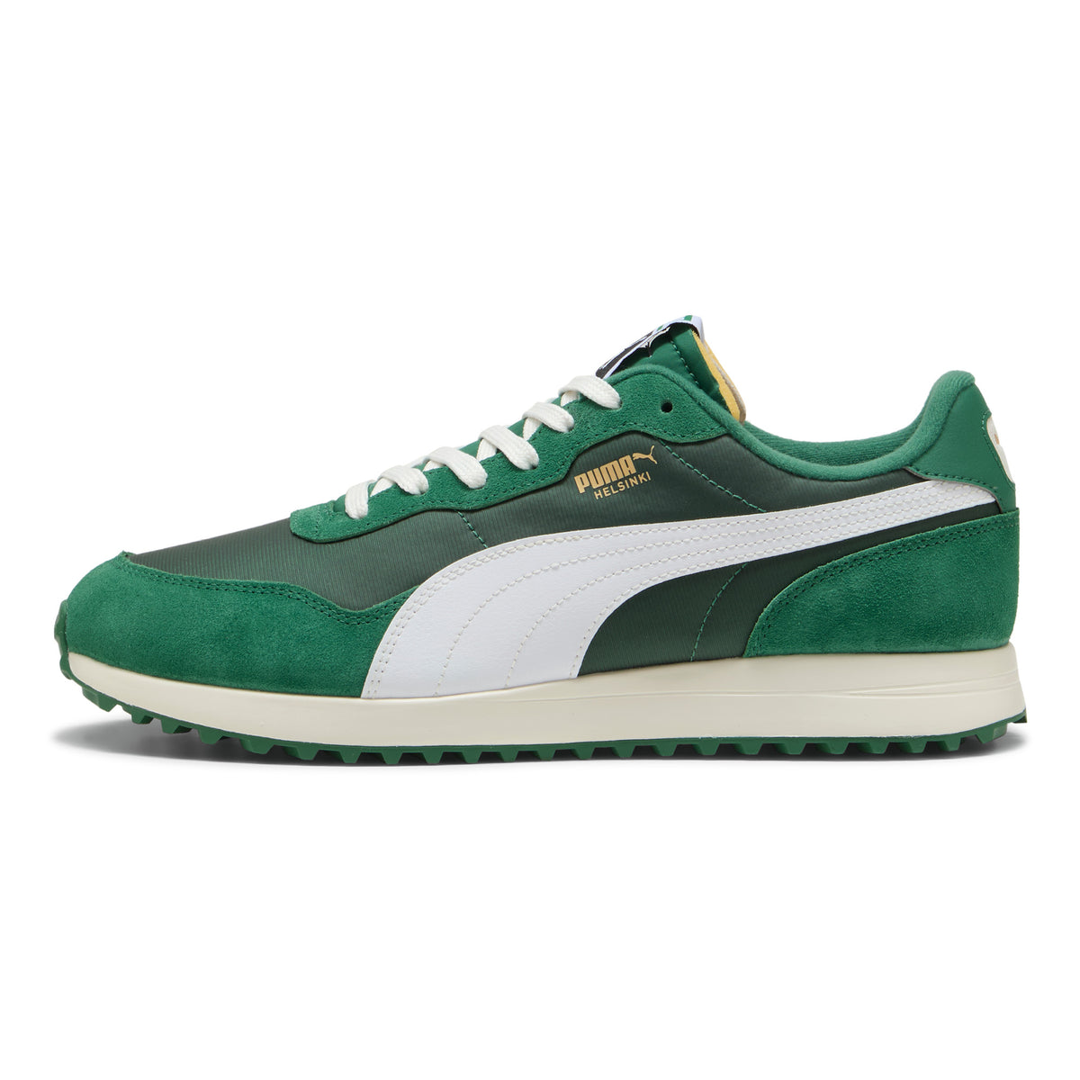 Puma Helsinki G Spikeless Golf Shoes - Vine & Puma White