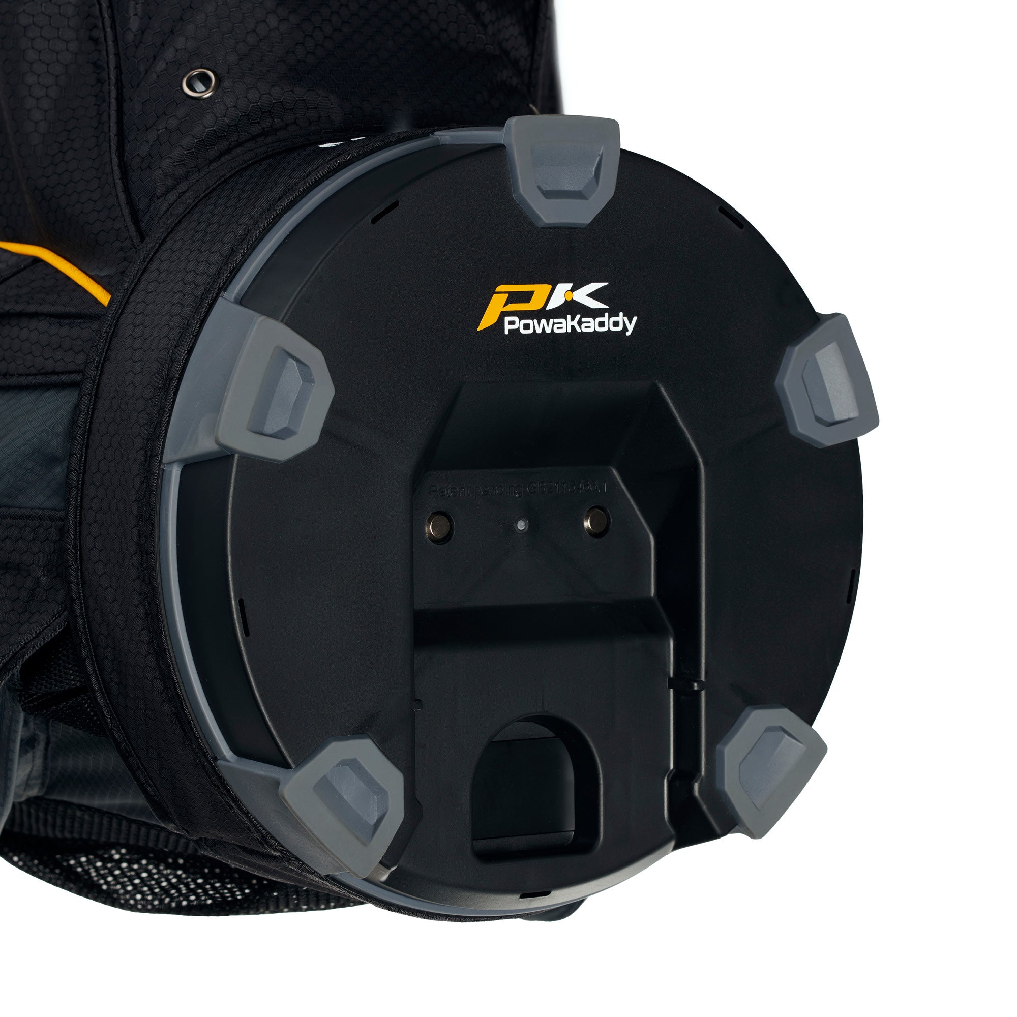 Powakaddy Lite Golf Cart Bag - Black & Yellow