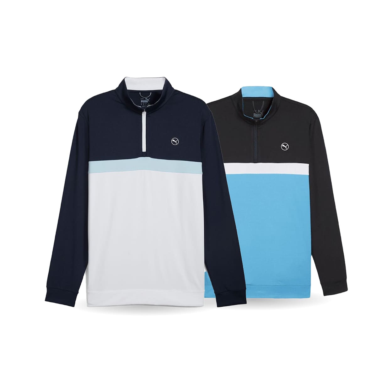 Puma Men's Pure Colourblock Golf 1/4 Zip Midlayer