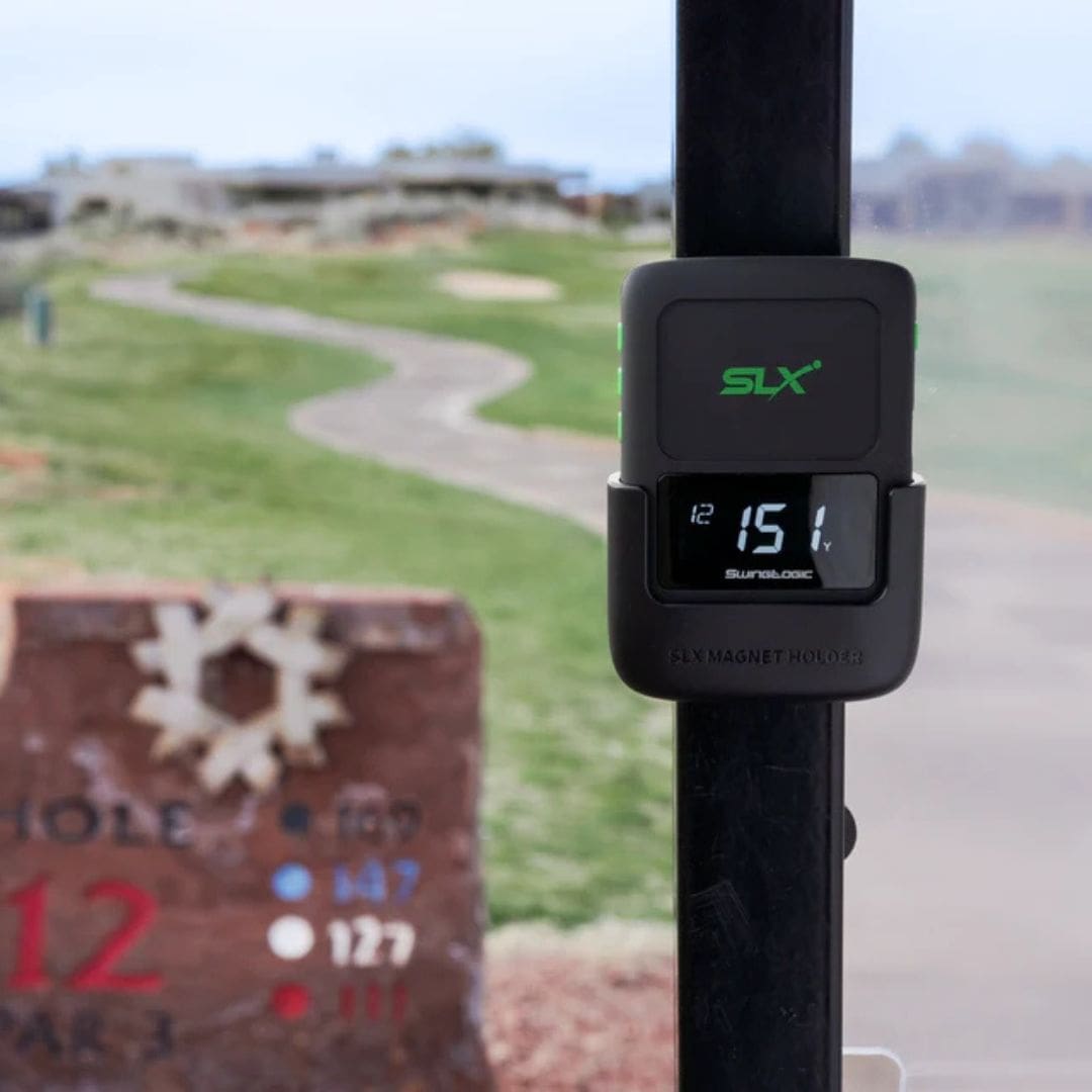 SwingLogic SLX Hybrid Mini Mobile Launch Monitor & GPS Device