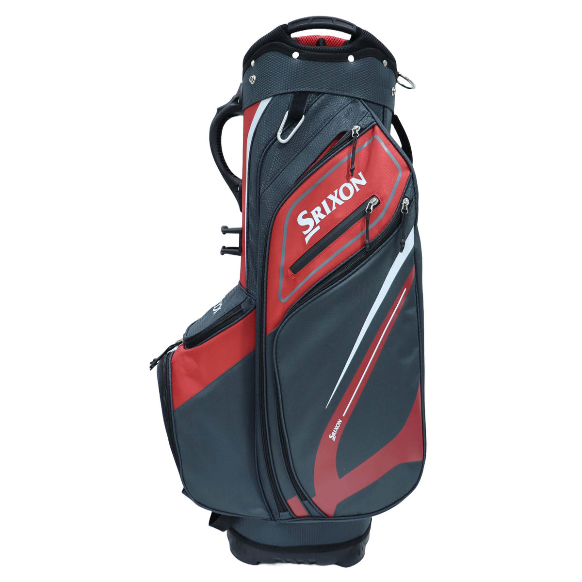 Srixon Friday Golf Cart Bag - Charcoal & Red