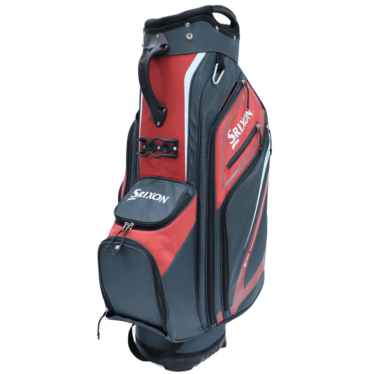 Srixon Friday Golf Cart Bag - Charcoal & Red