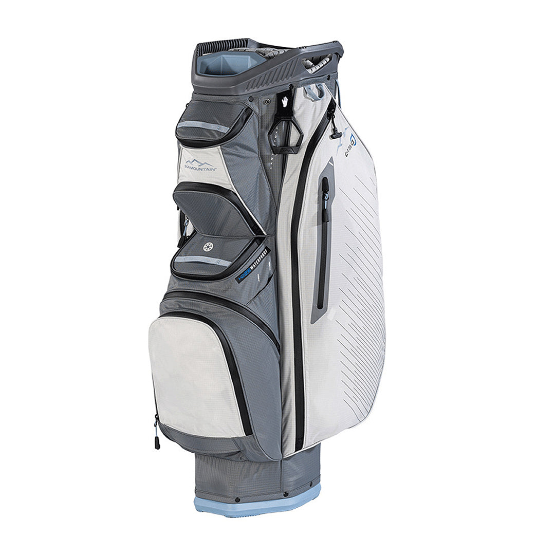 Sun Mountain C130 H2NO 14-Way Golf Cart Bag (Nickel, Platinum & Ash)
