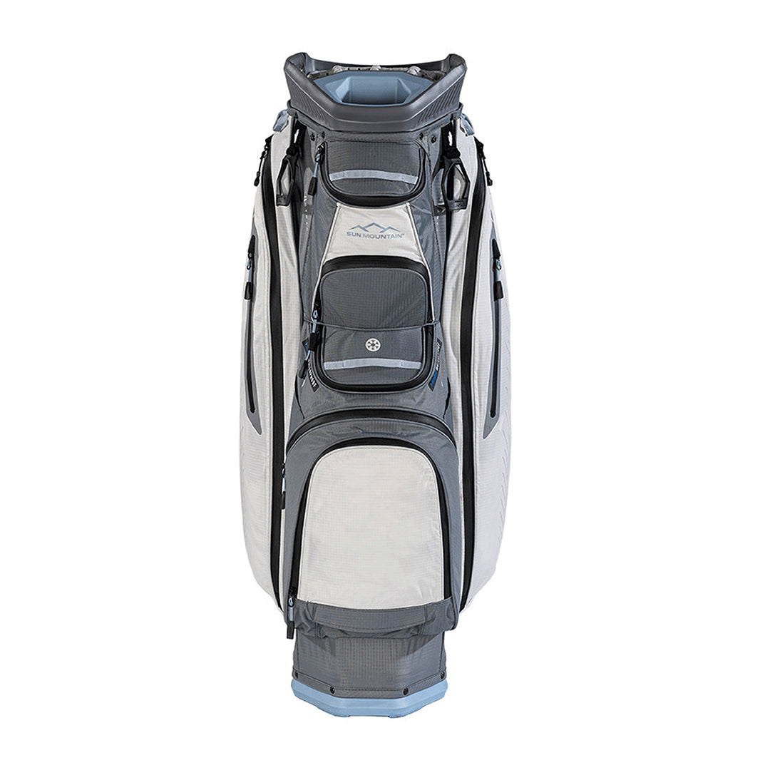 Sun Mountain C130 H2NO 14-Way Golf Cart Bag (Nickel, Platinum & Ash)