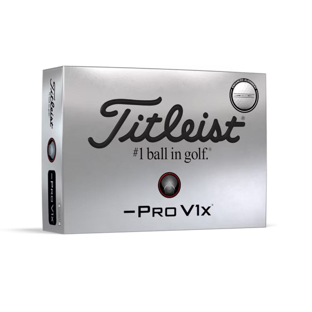 Titleist Pro V1x Left Dash Enhanced Alignment Golf Balls - Personalised