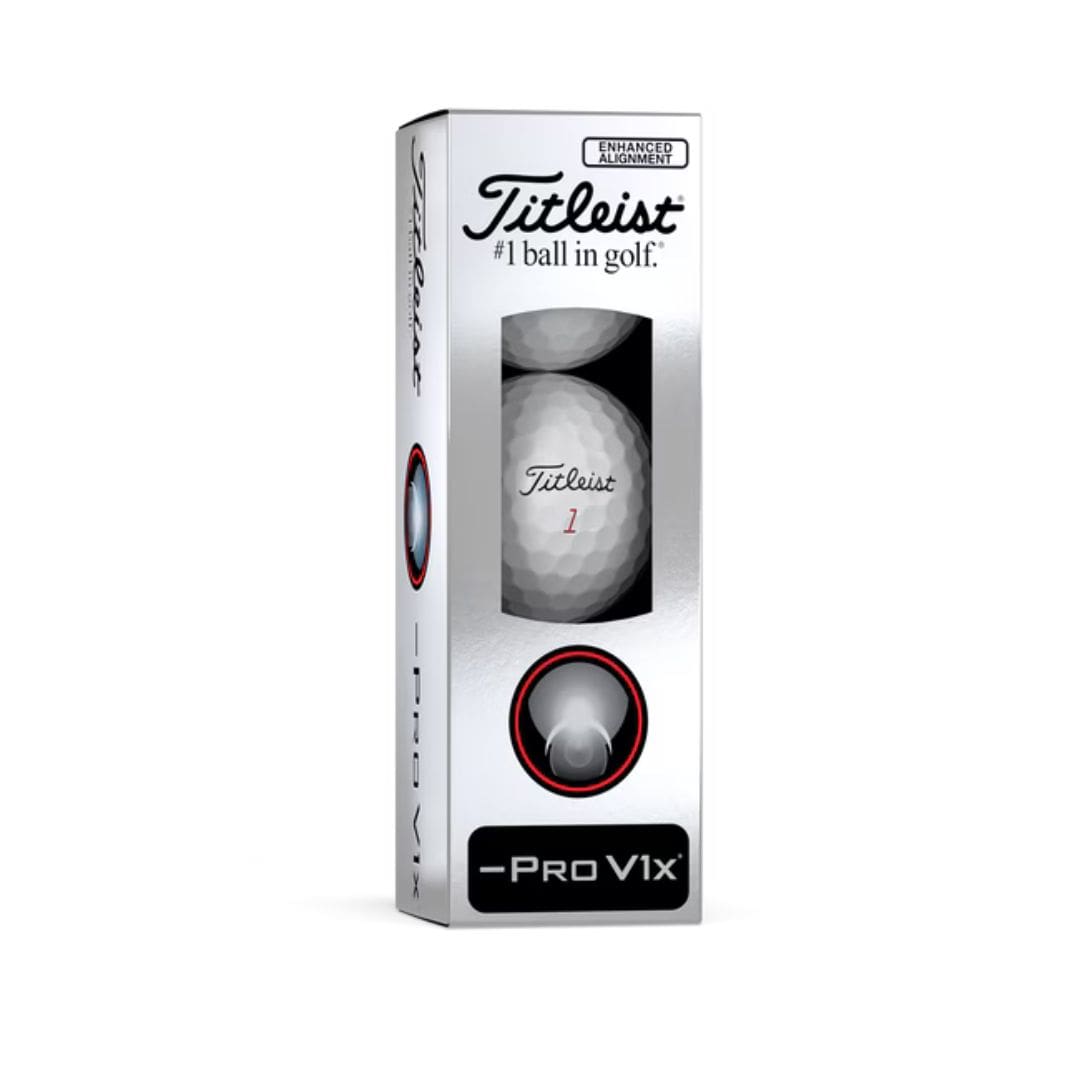 Titleist Pro V1x Left Dash Enhanced Alignment Golf Balls - Personalised